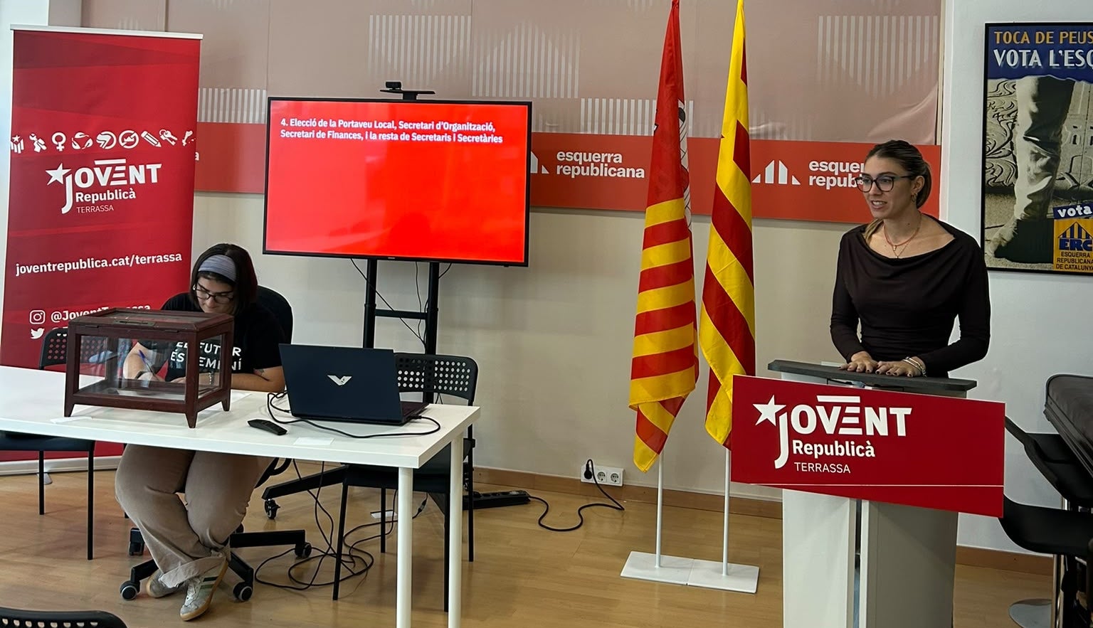 Mia Moral ha estat escollida nova portaveu del Jovent Republicà de Terrassa | JRT