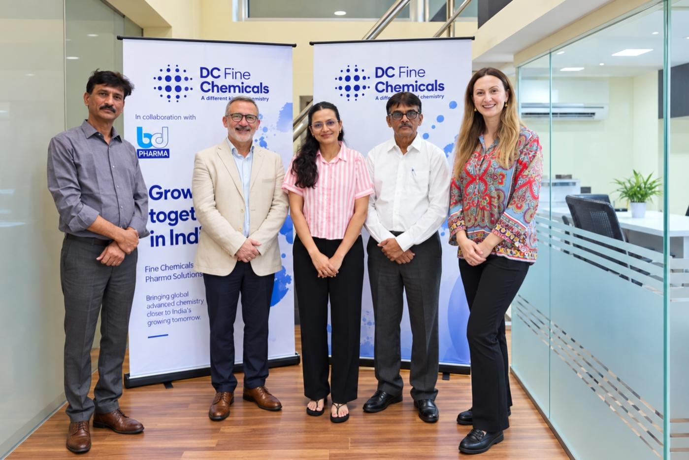 Obertura de la nova oficina de DC Fine Chemicals a l'Índia amb BD Pharma Consultancy | Cedida