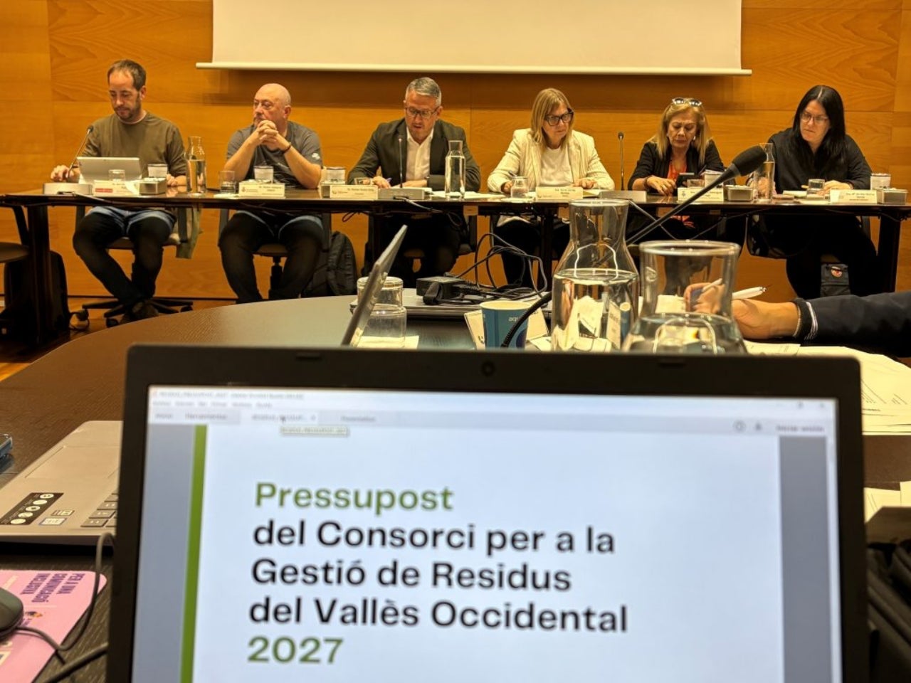 Plenari del Consorci de Residus del Vallès Occidental on s'han aprovat els pressupostos | CCVO