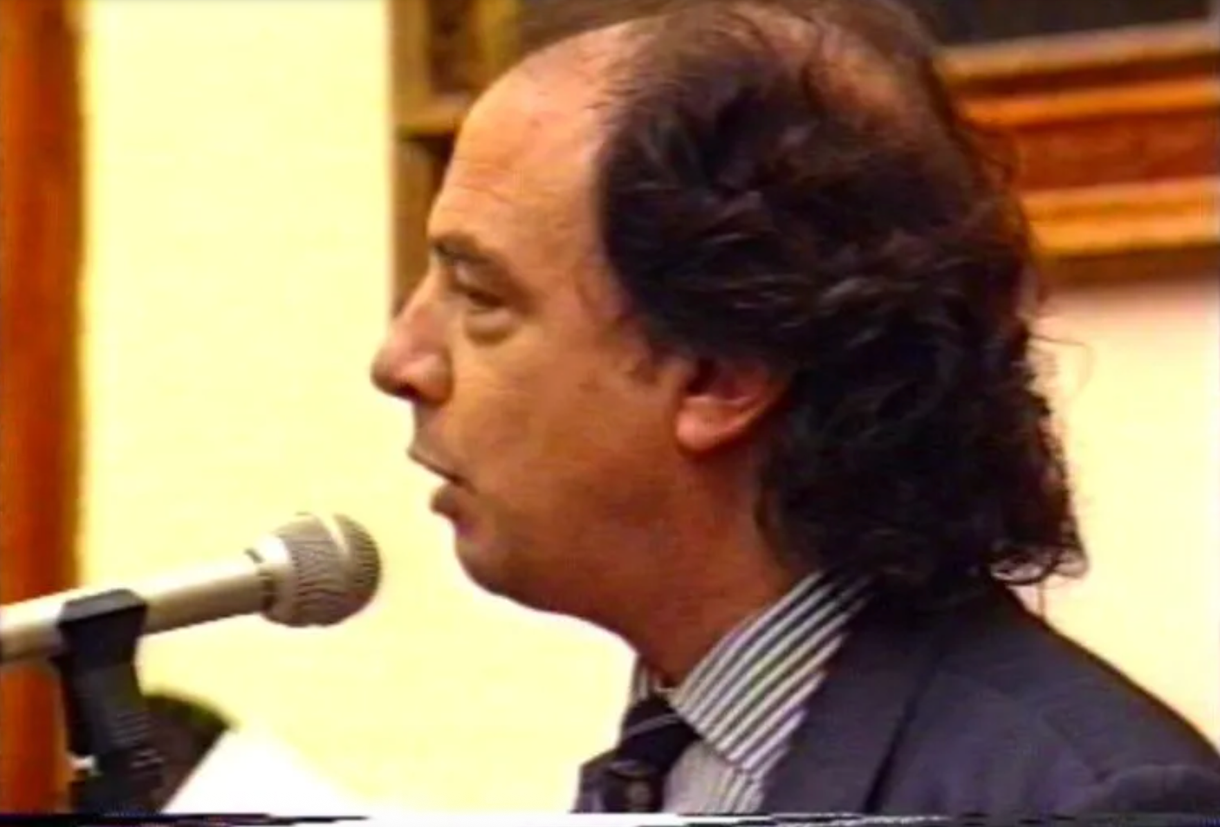 L'excap del grup municipal del Partit Popular a Terrassa, Rafael Callejas, en una imatge del Ple | Canal Terrassa 