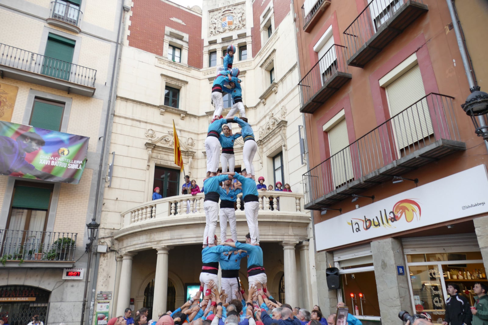 3d7 dels Castellers de Terrassa a la diada de Berga | CdT