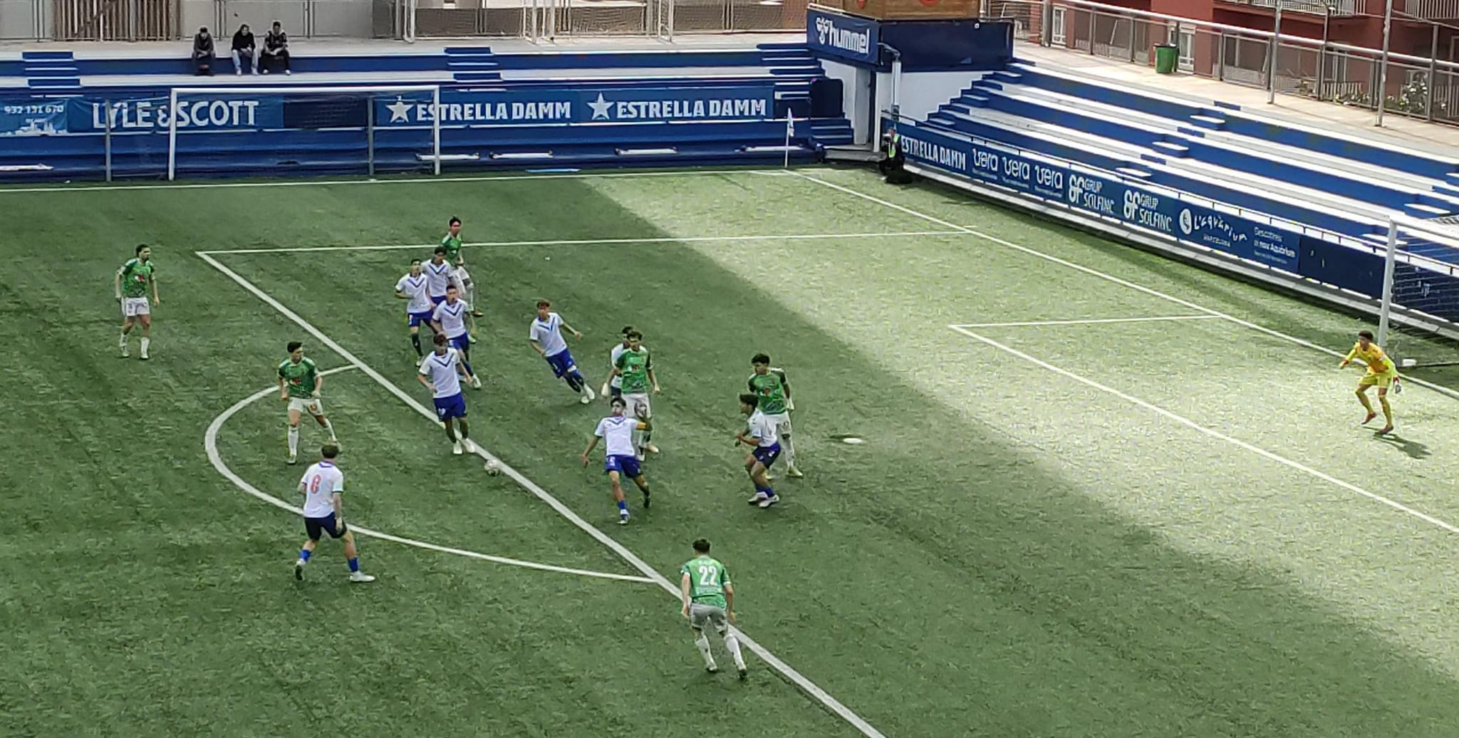 Imatges del partit entre Europa B i San Cristóbal / Cedida
