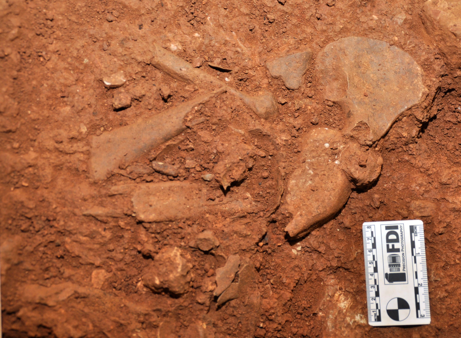 Restes del procés d'excavació de les troballes tardoantigues objecte de l'estudi | Juan I. Morales IPHES - CERCA