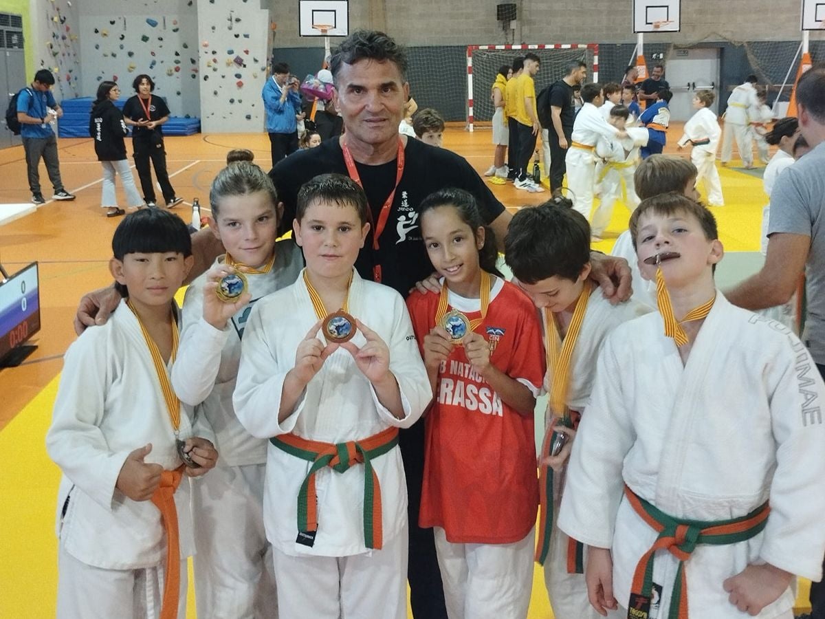 El CN Terrassa suma set podis a la Copa Catalunya Aleví-Benjamí de judo | CN Terrassa