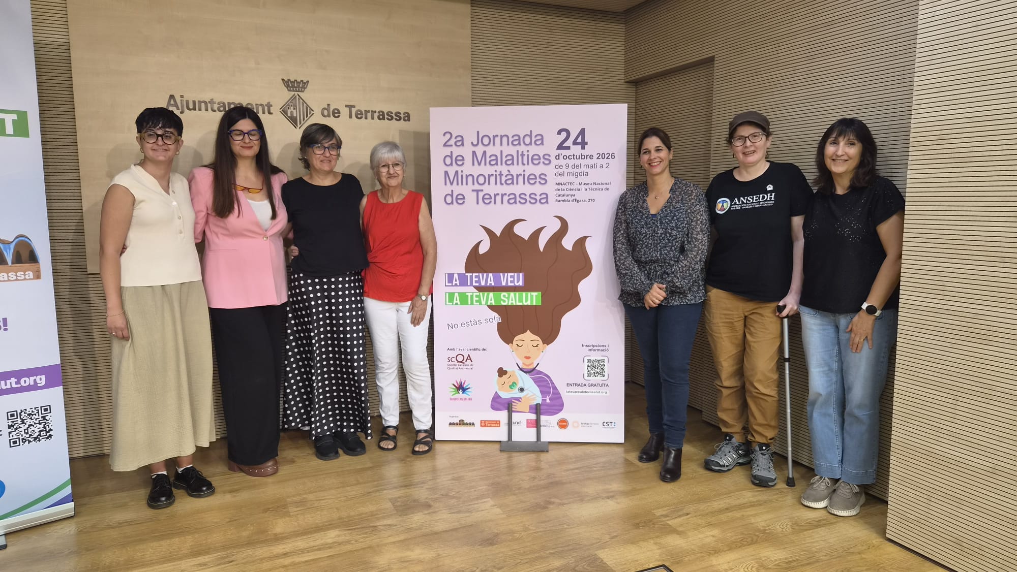 Presentació de la segona Jornada de Malalties Rares, Minoritàries, Ultrarares i Sense Diagnòstic de Terrassa | Oriol Manrique
