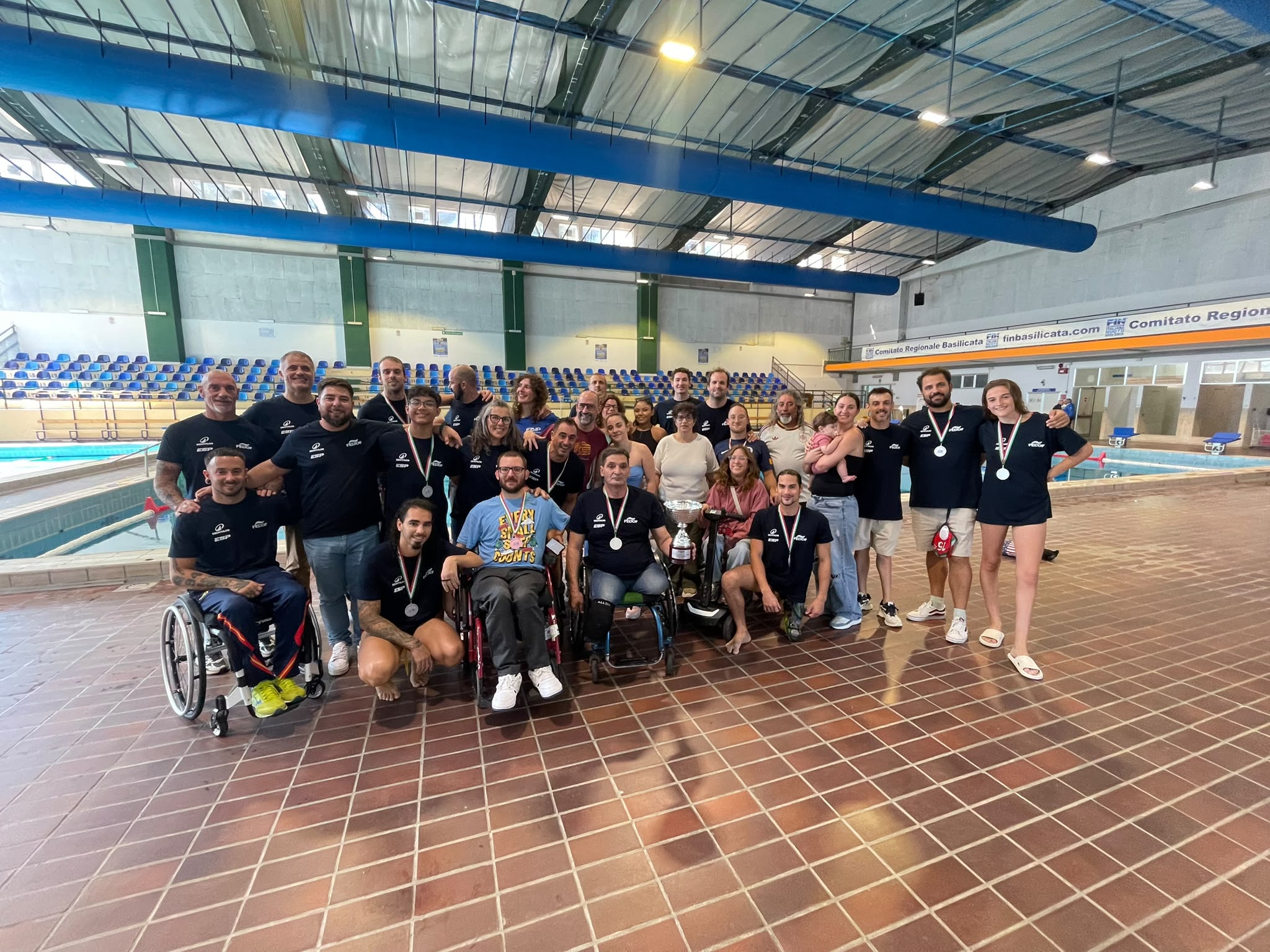 Sis waterpolistas del CN Terrassa es proclamen subcampions paralímpics amb la selecció espanyola | CN Terrassa