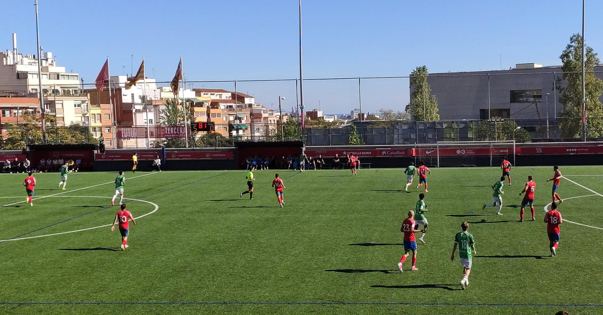 Imatges del partit entre Martinenc i San Cristóbal / Cedida