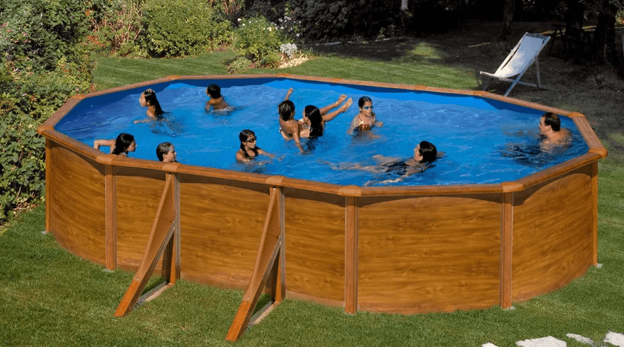 piscina elevada acer inoxidable