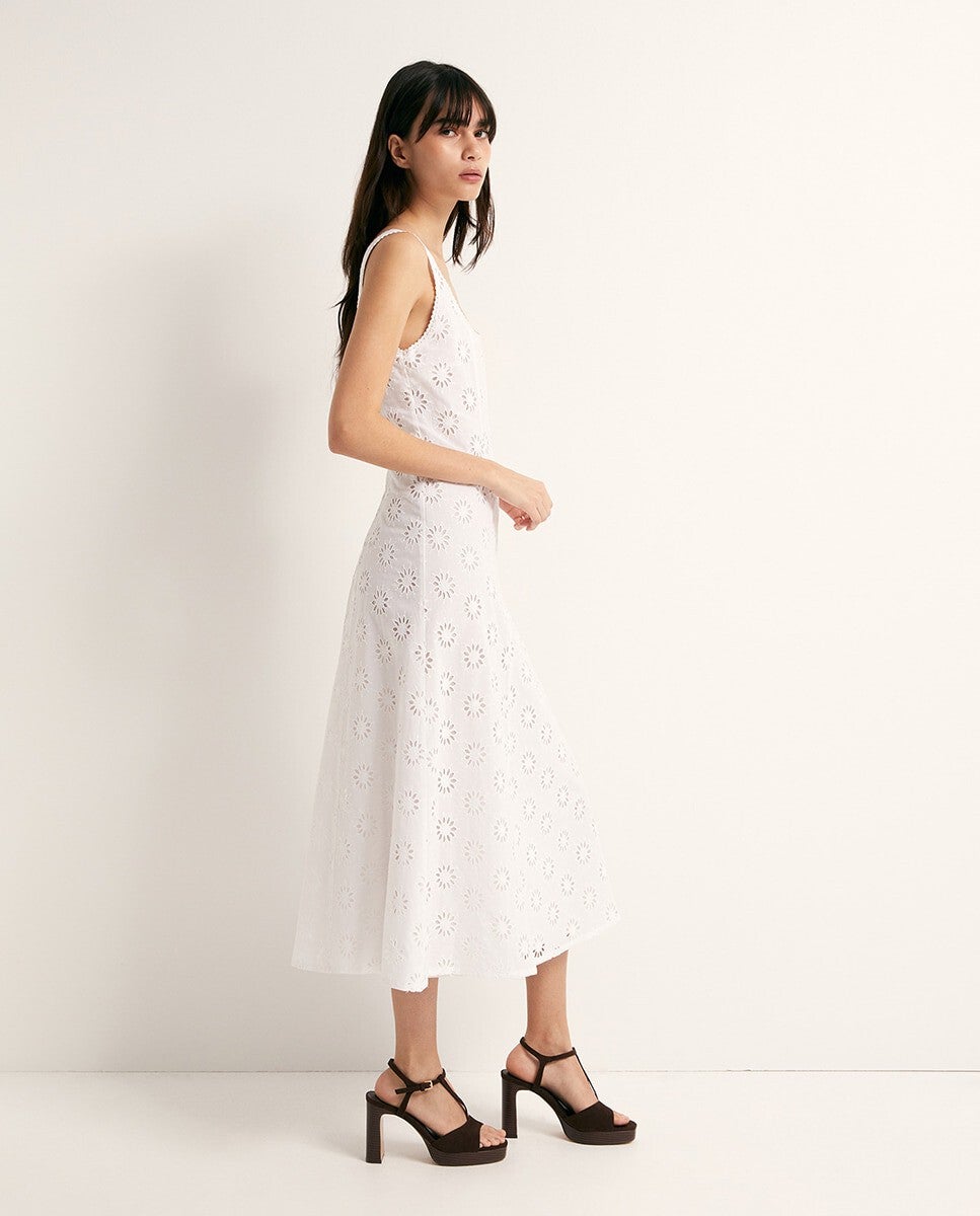 vestit blanc complement bolso