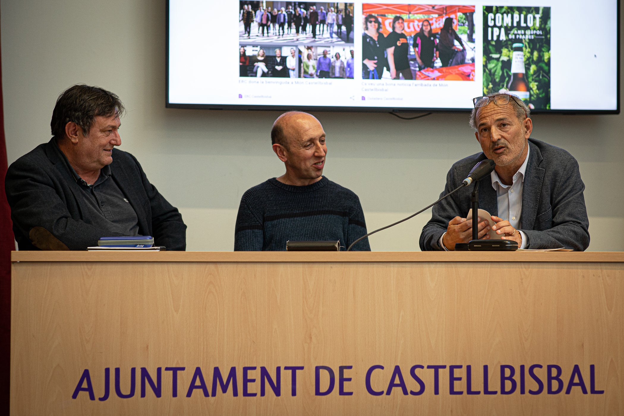 Acte de presentació del nou mitjà de comunicació a Castellbisbal, del GrupMón, Món Castellbisbal, a l'auditori Els Costals | Javi González