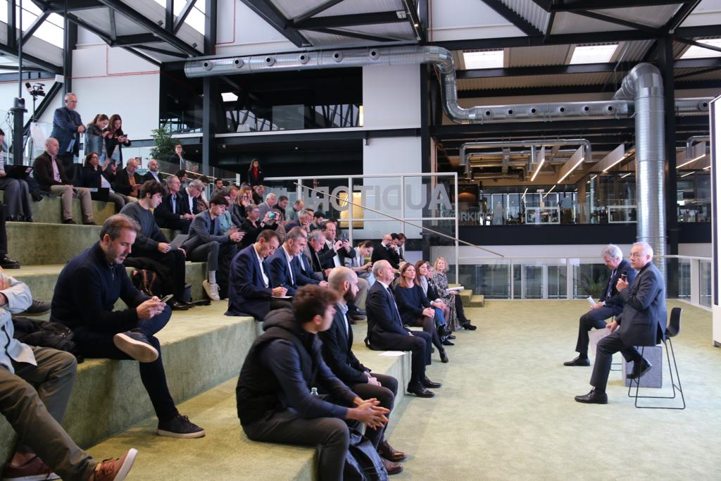 Fotografia de l'acte de presentació de resultats de l'Incubadora de Logística 4.0 del CZFB / Cedida