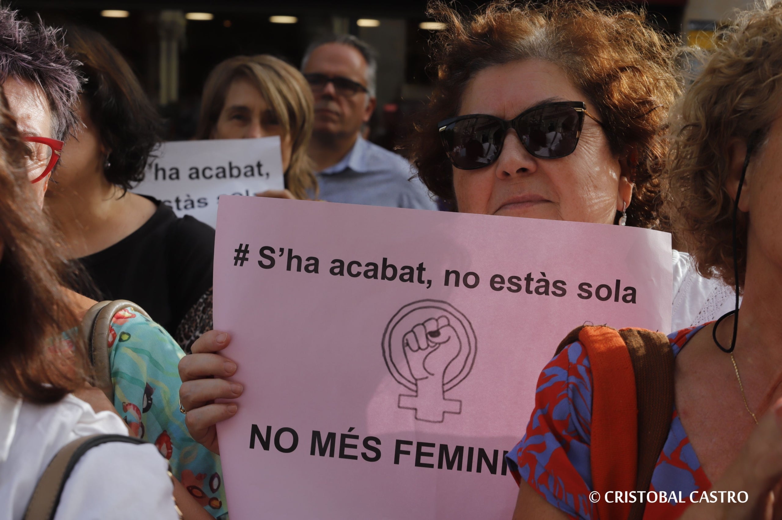 Concentració de rebuig a les violències masclistes / Cristóbal Castro