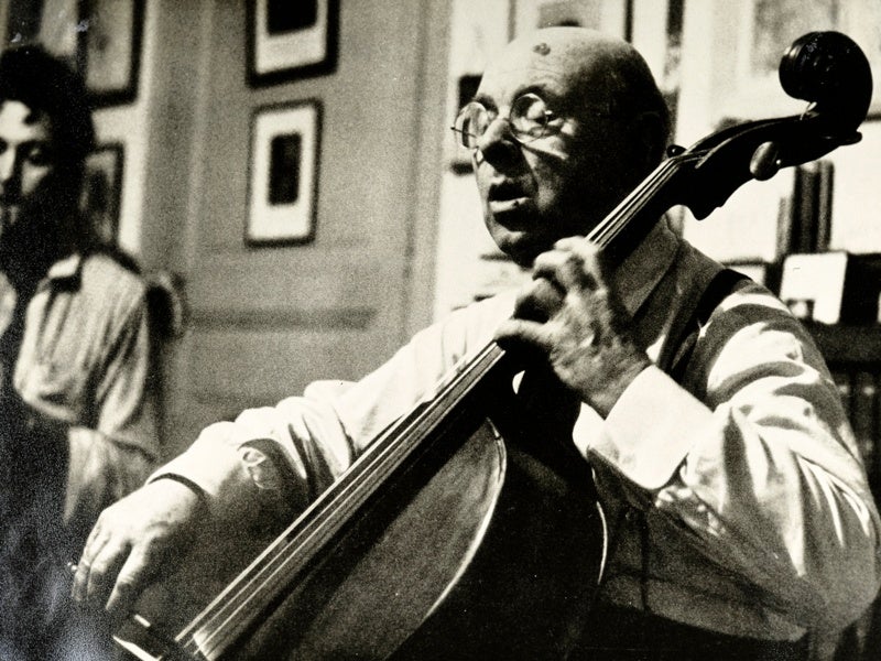 Fotografia de Pau Casals / Fundació Pau Casals