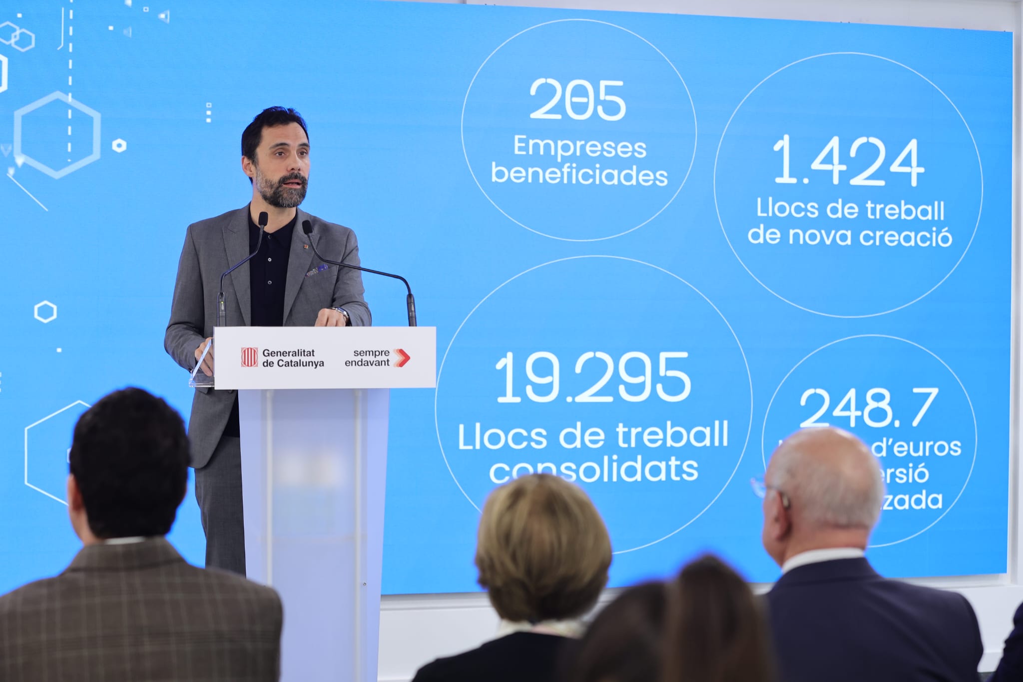 Conseller d’Empresa i Treball, Roger Torrent i Ramió / Departament de Treball i Empresa