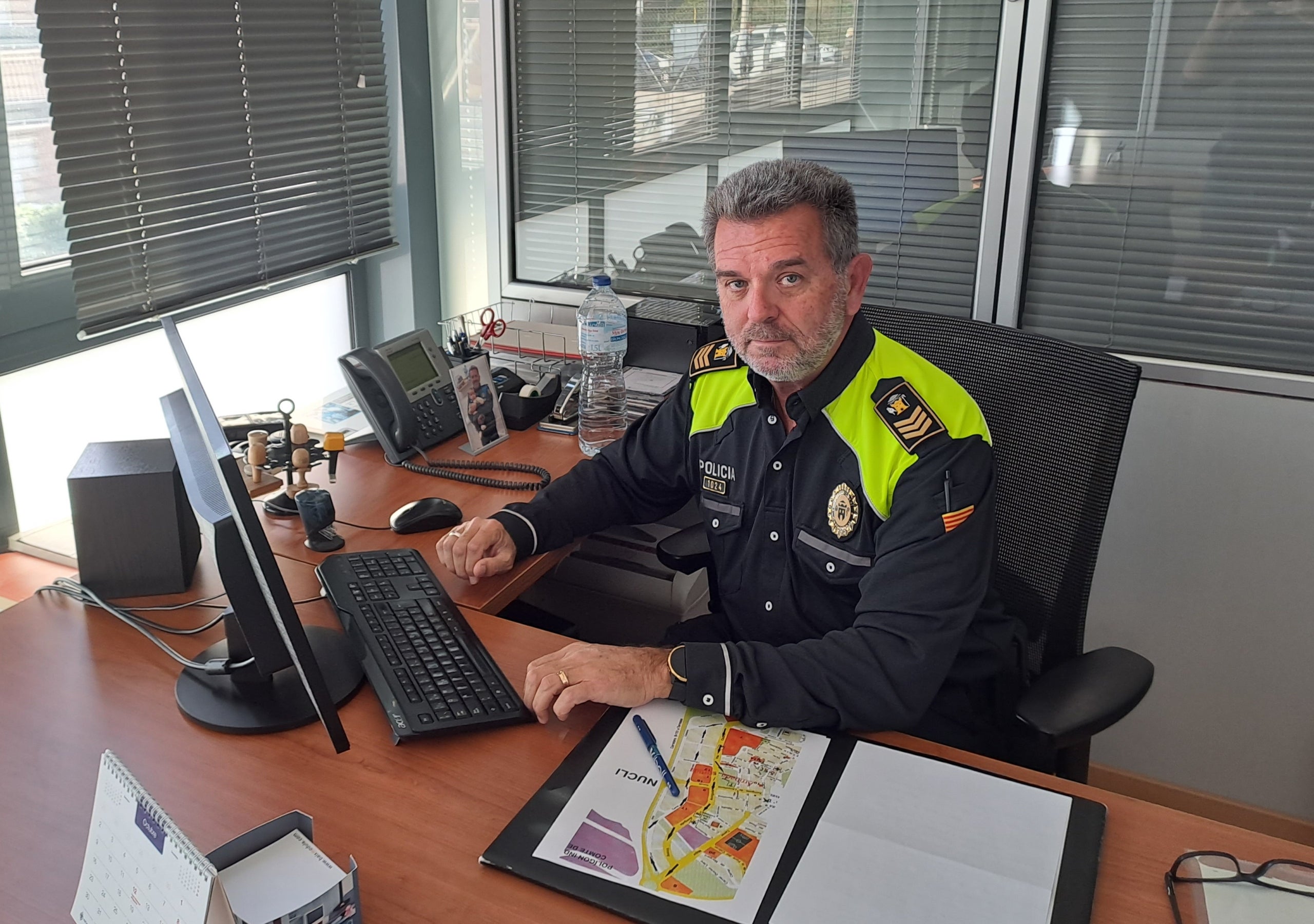 Entrevistem a José Luis Jiménez, cap de la policia local de Castellbisbal