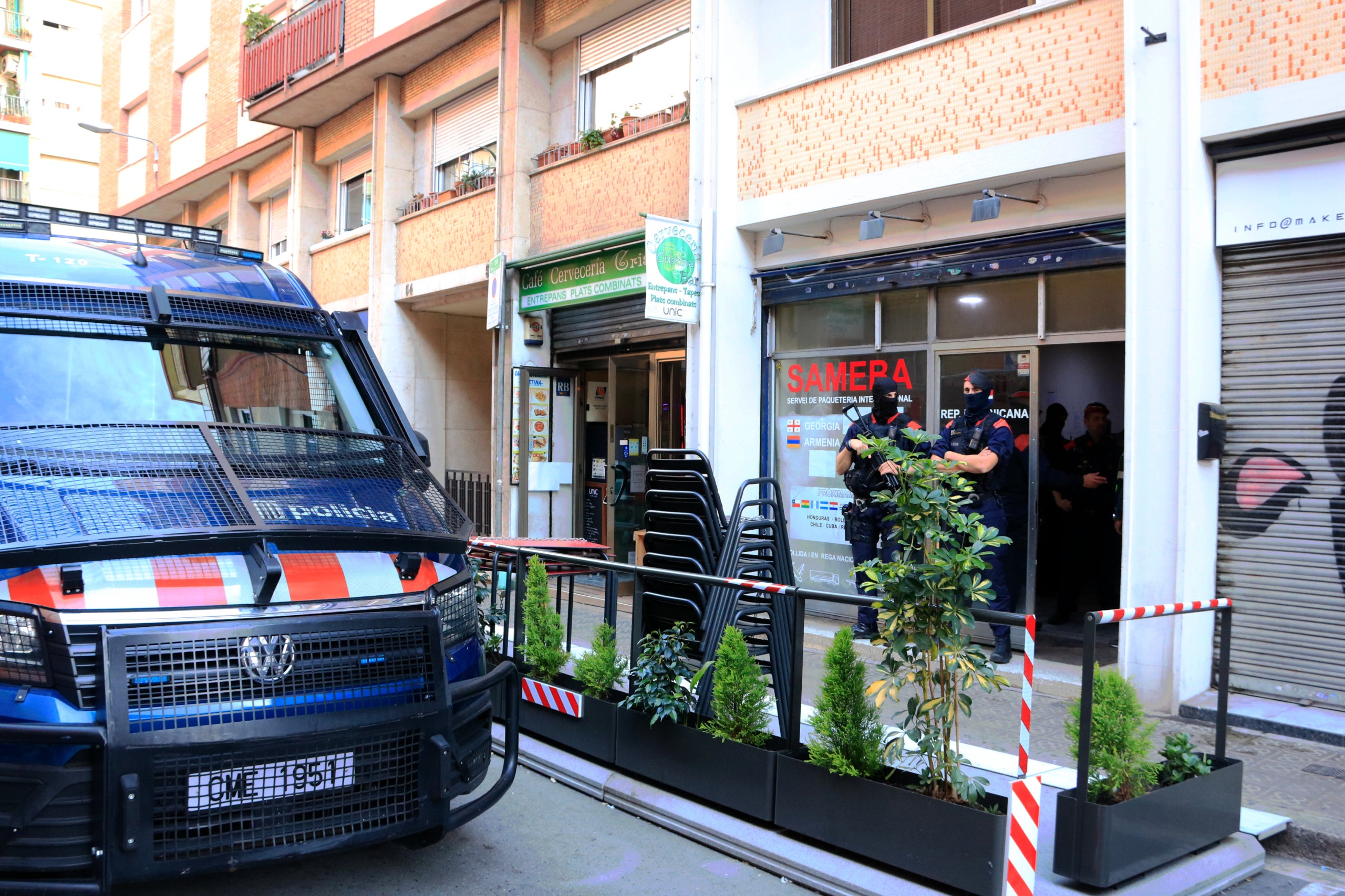 L'operatiu policial contra un grup especialitzat en robatoris amb força a domicilis / ACN
