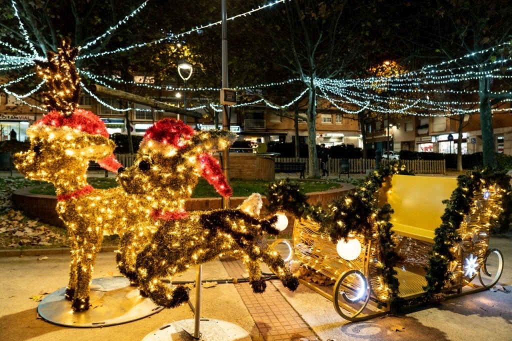 Llums de Nadal a Castellbisbal / Twitter Ajuntament de Castellbisbal