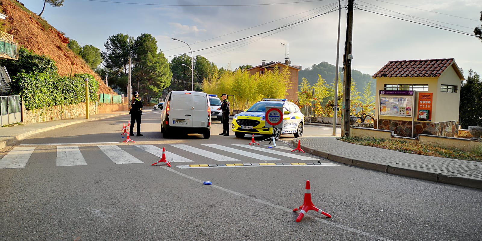 La Policia Local reforça la seguretat a les urbanitzacions amb controls rutinaris / Ajuntament de Castellbisbal