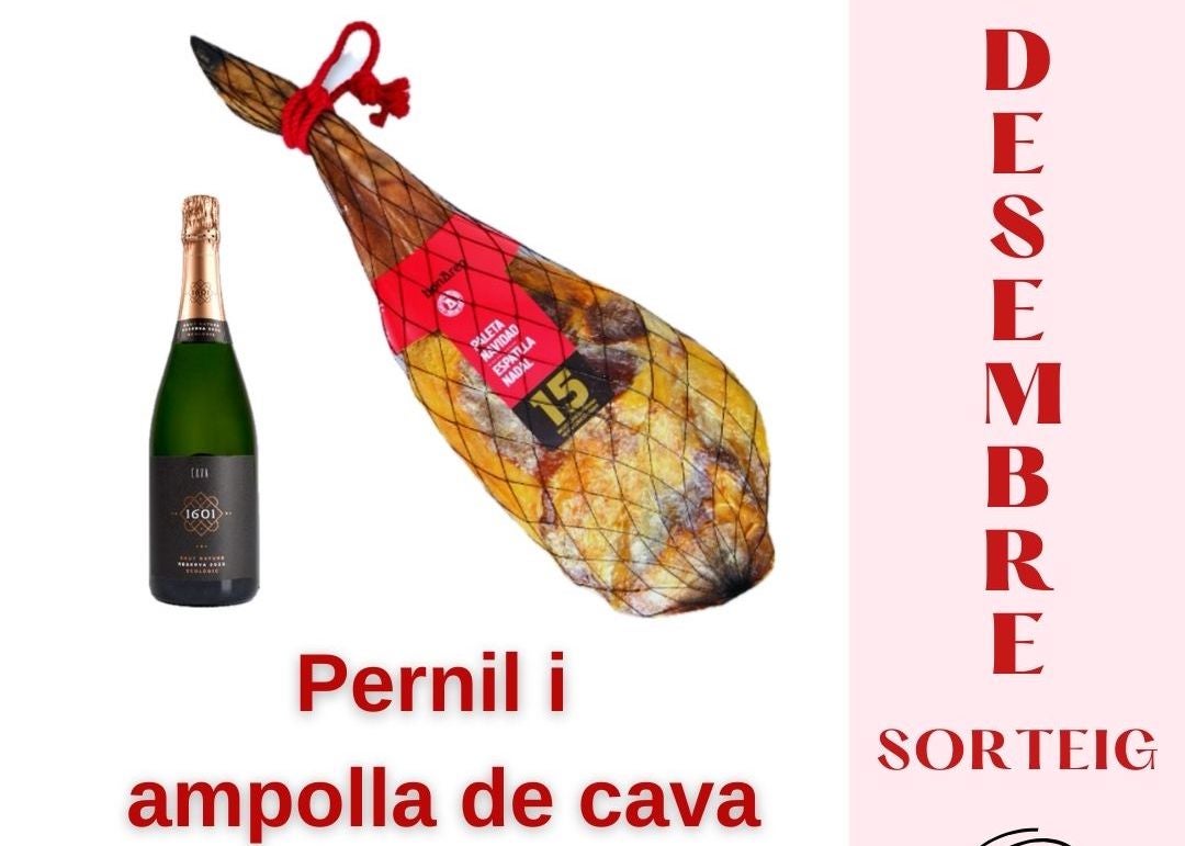 Aconsegueix un pernil i una ampolla de cava amb la Targeta Compradors / Ajuntament