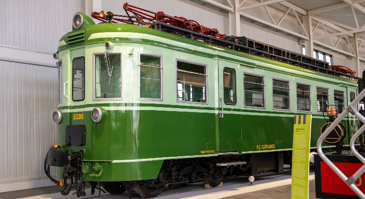 Automotor elèctric CGFC 5105 restaurat / FGC