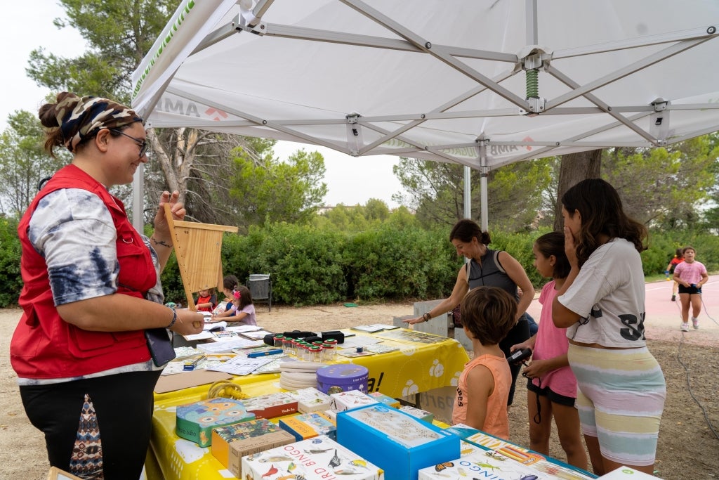 Activitats de la Jugatecambiental al parc de l'Ermita / Aleix Mateu. Via Ajuntament