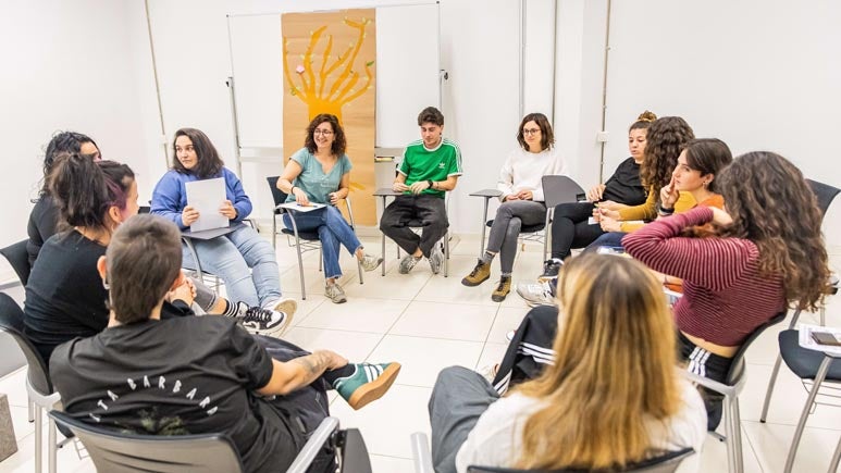 Sessió del servei 'Escolta Jove' / Diputació de Barcelona
