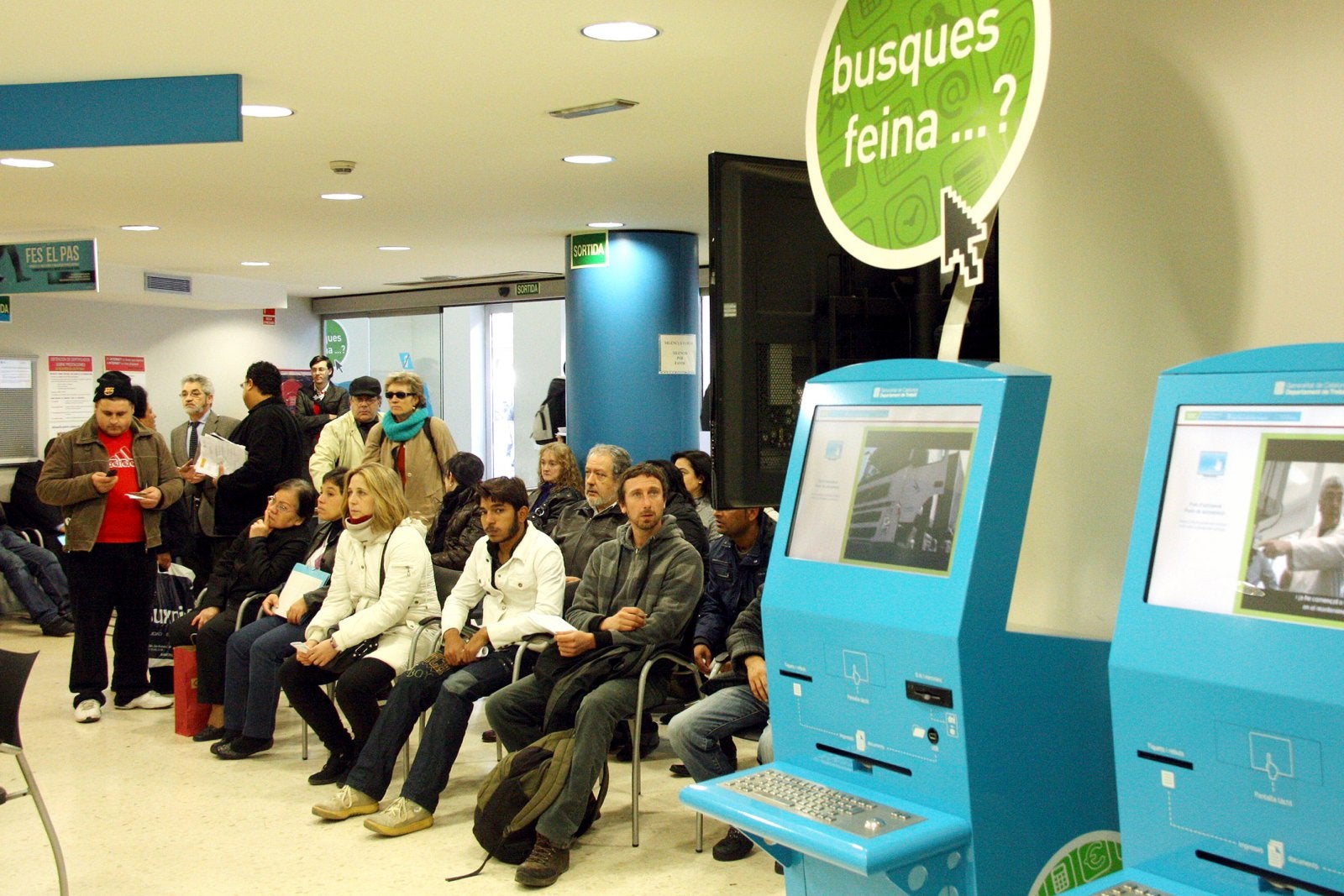 Una oficina del Servei d'Ocupació de Catalunya (SOC)