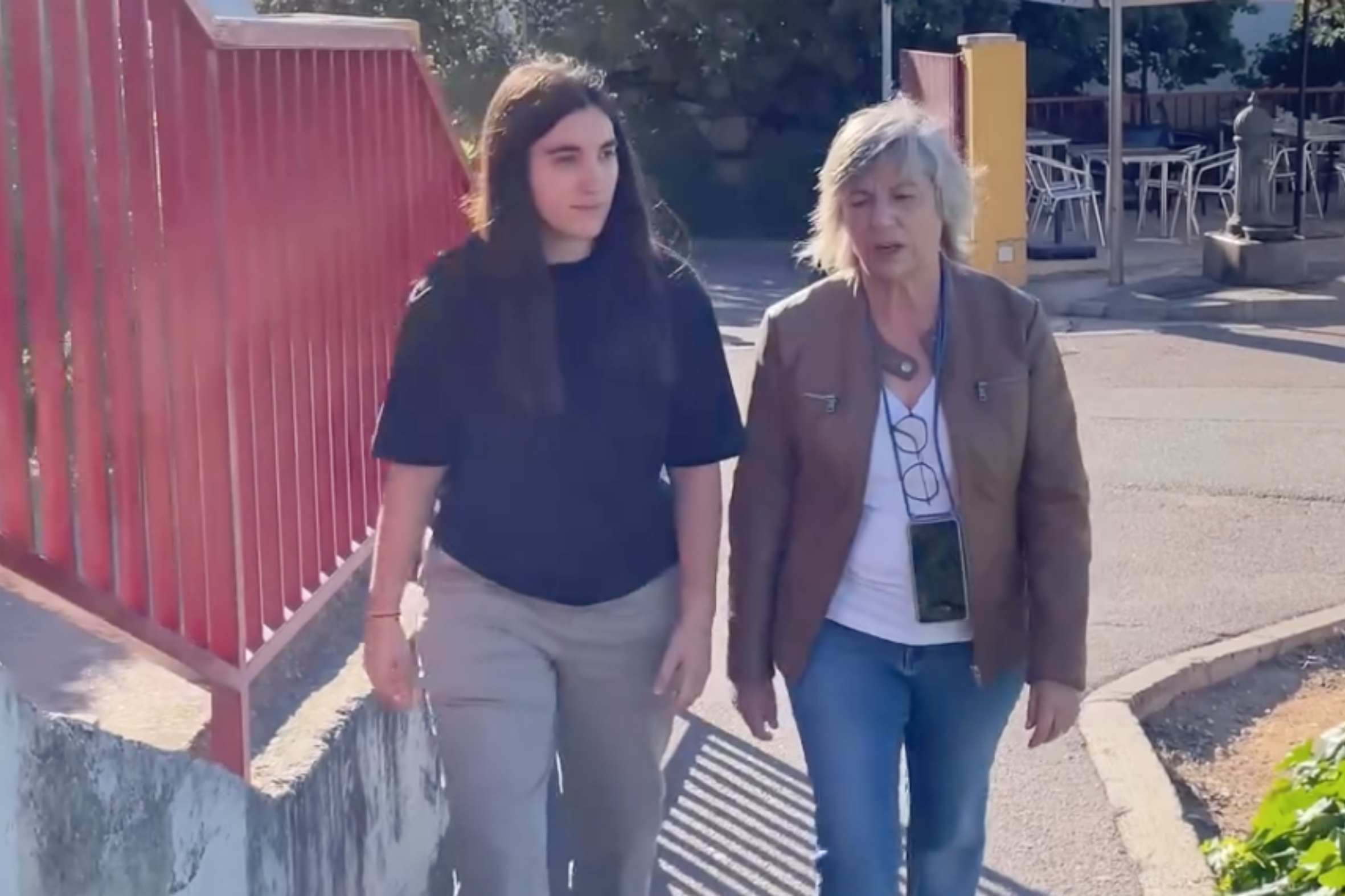 Clàudia Cano, regidora de Castellbisbal i candidata número 76 del PSC, amb Eva Candela, candidata número 10 dels socialistes / Som-hi Castellbisbal