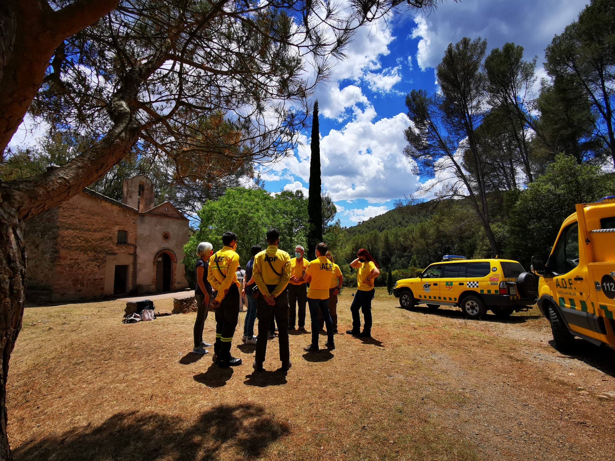Equip de la Federació d’Associacions de Defensa Forestal (ADF) / CCVOC