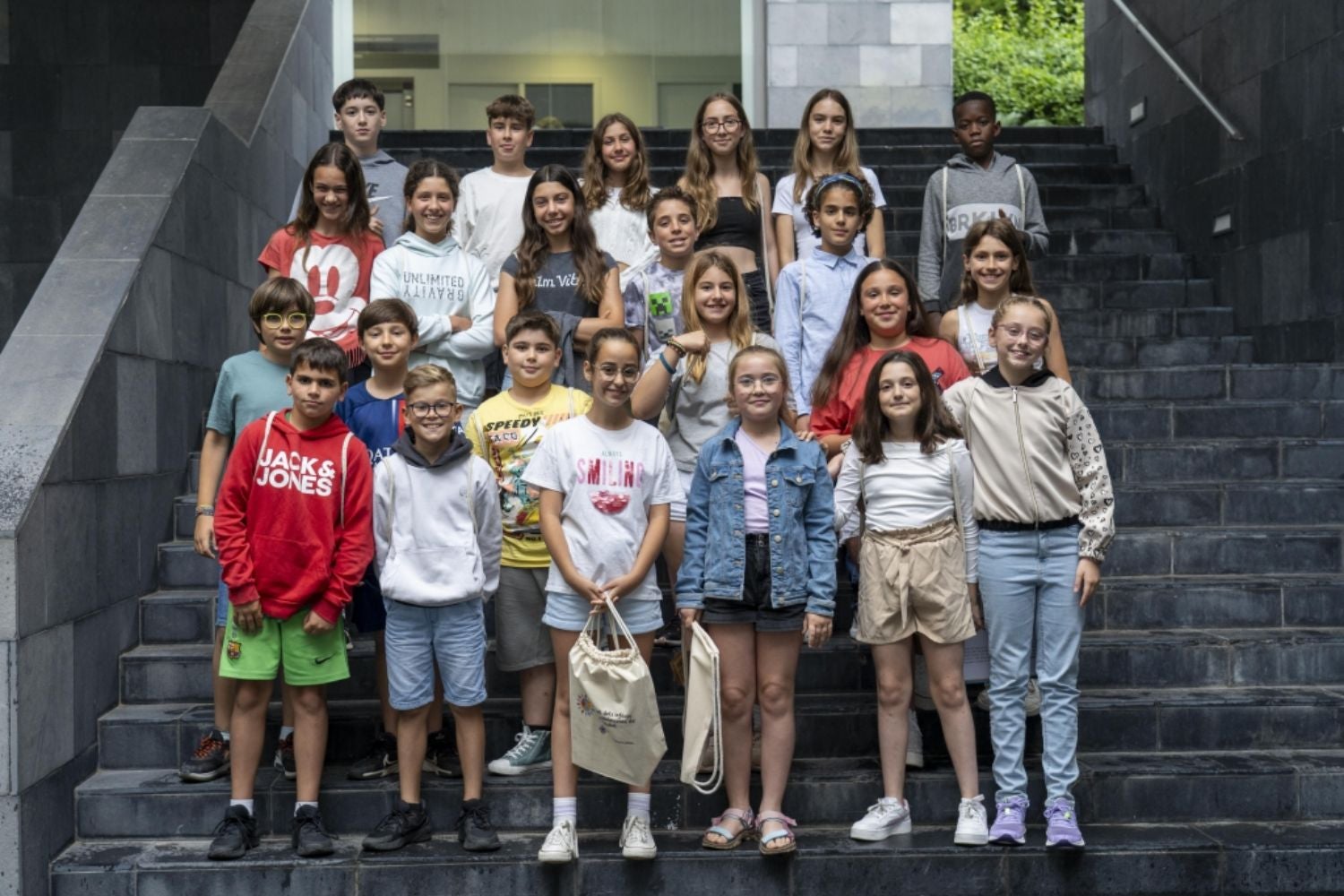 Els 23 representants del Consell d’Infants i Adolescents de Castellbisbal / Aleix Mateu. Via Ajuntament