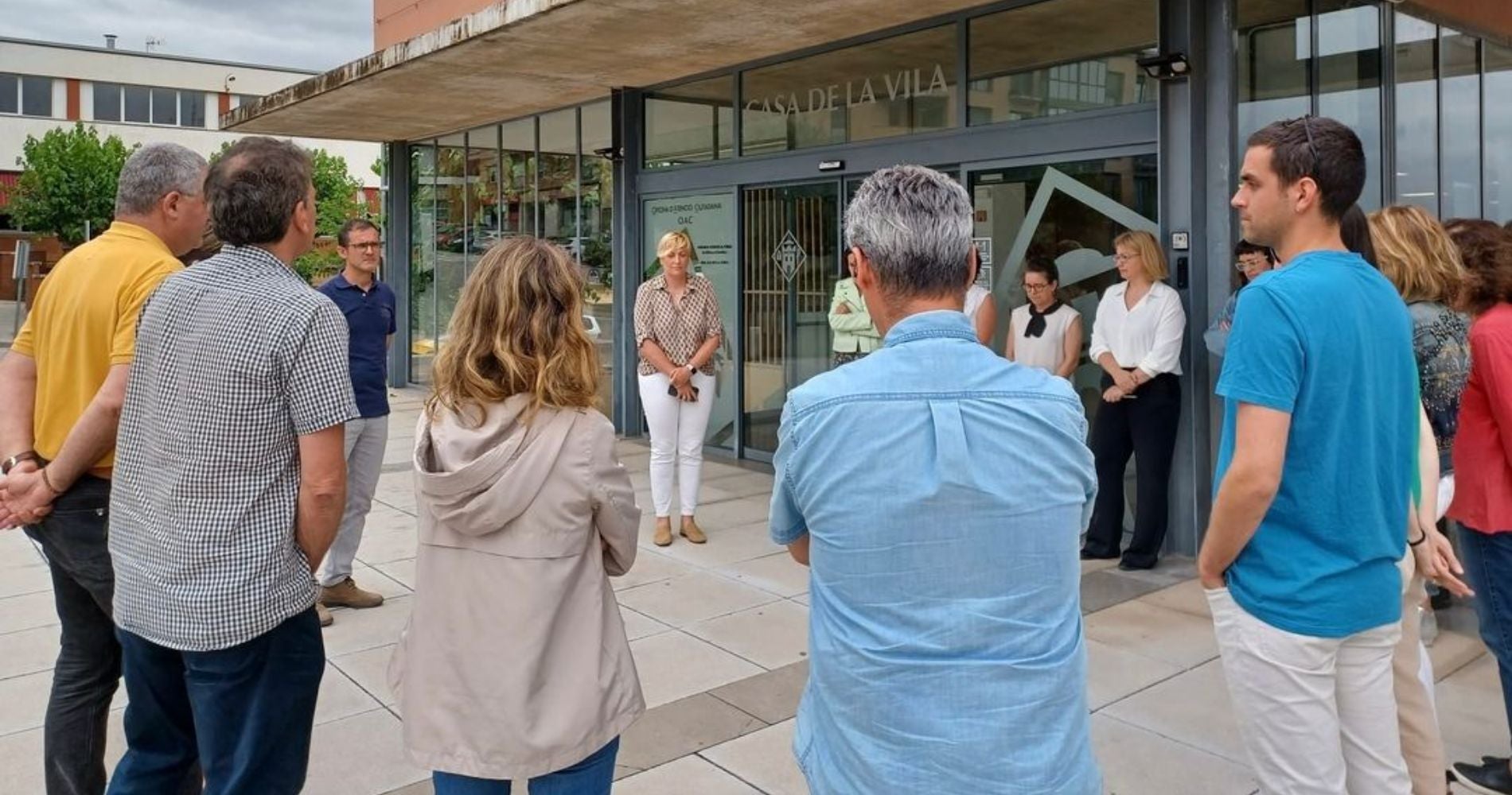 Minut de silenci a Castellbisbal per condemnar la violència masclista / Ajuntament de Castellbisbal