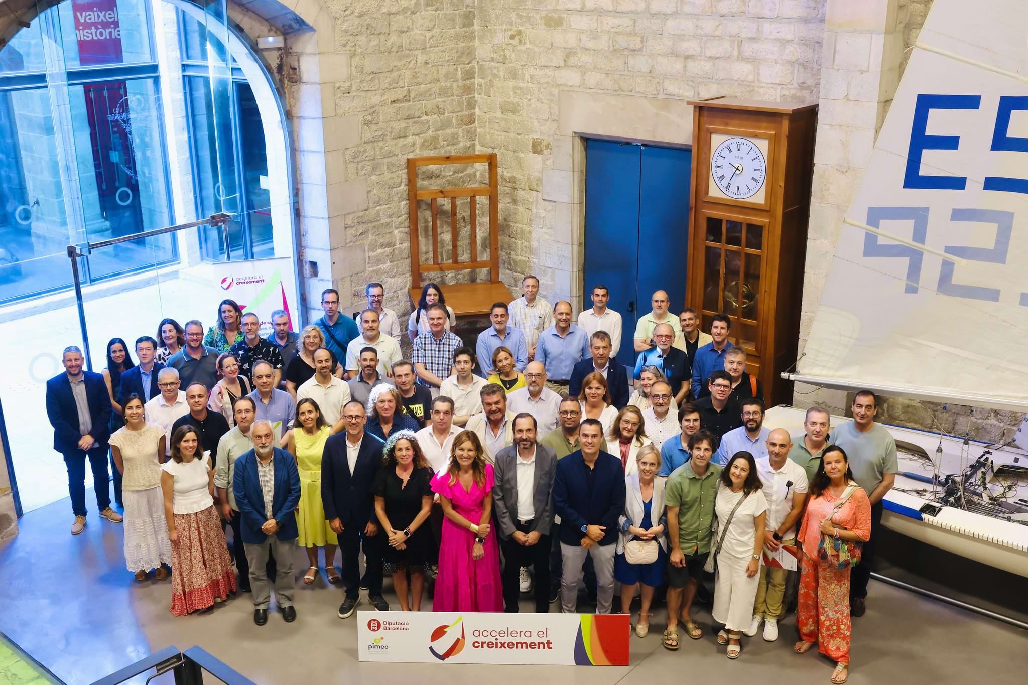 Foto de l'acte de cloenda de la 12a edició del programa 'Accelera el Creixement' / Diputació de Barcelona