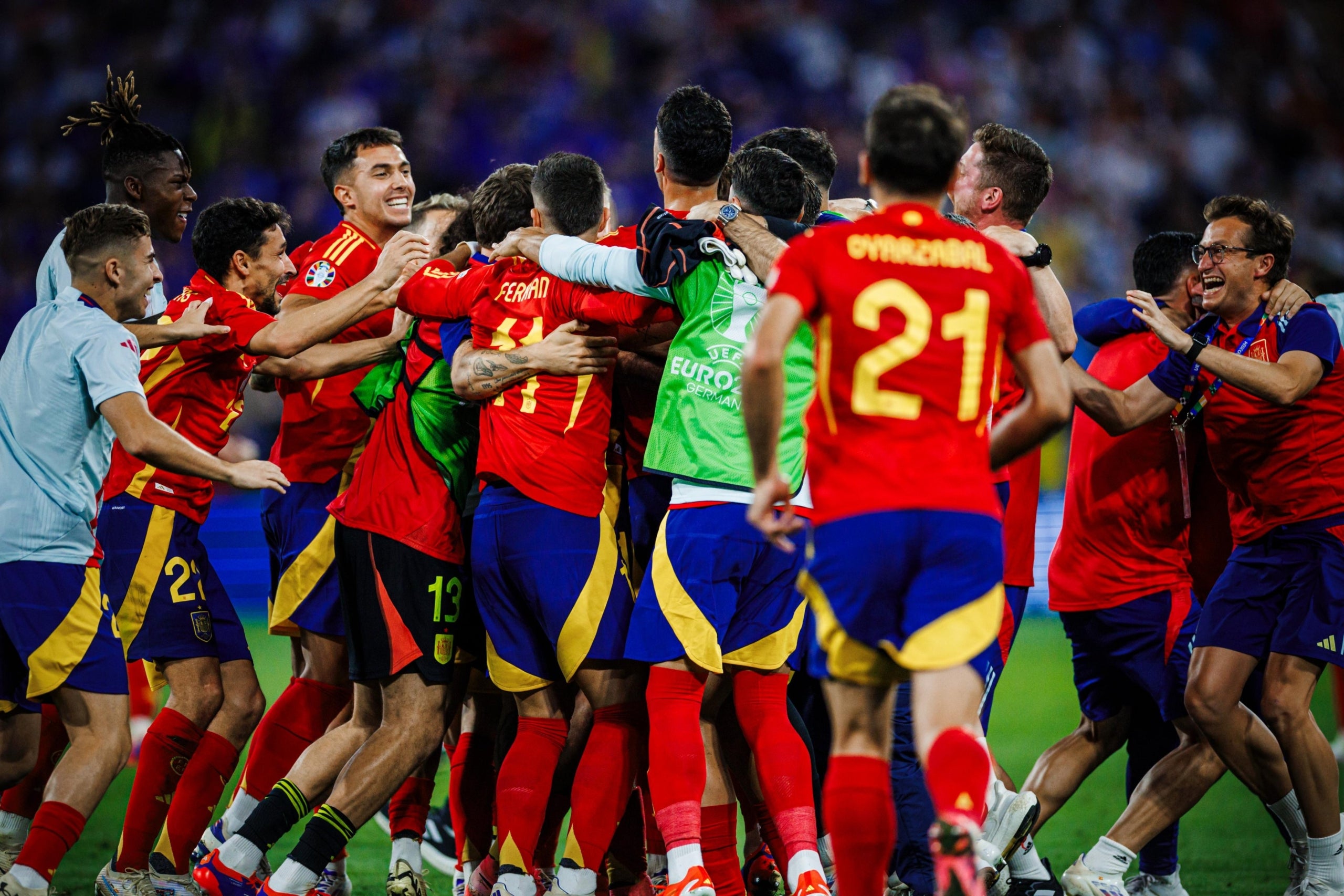 La final de l'Eurocopa enfrontarà a les seleccions d'Espanya i Anglaterra / @SEFutbol