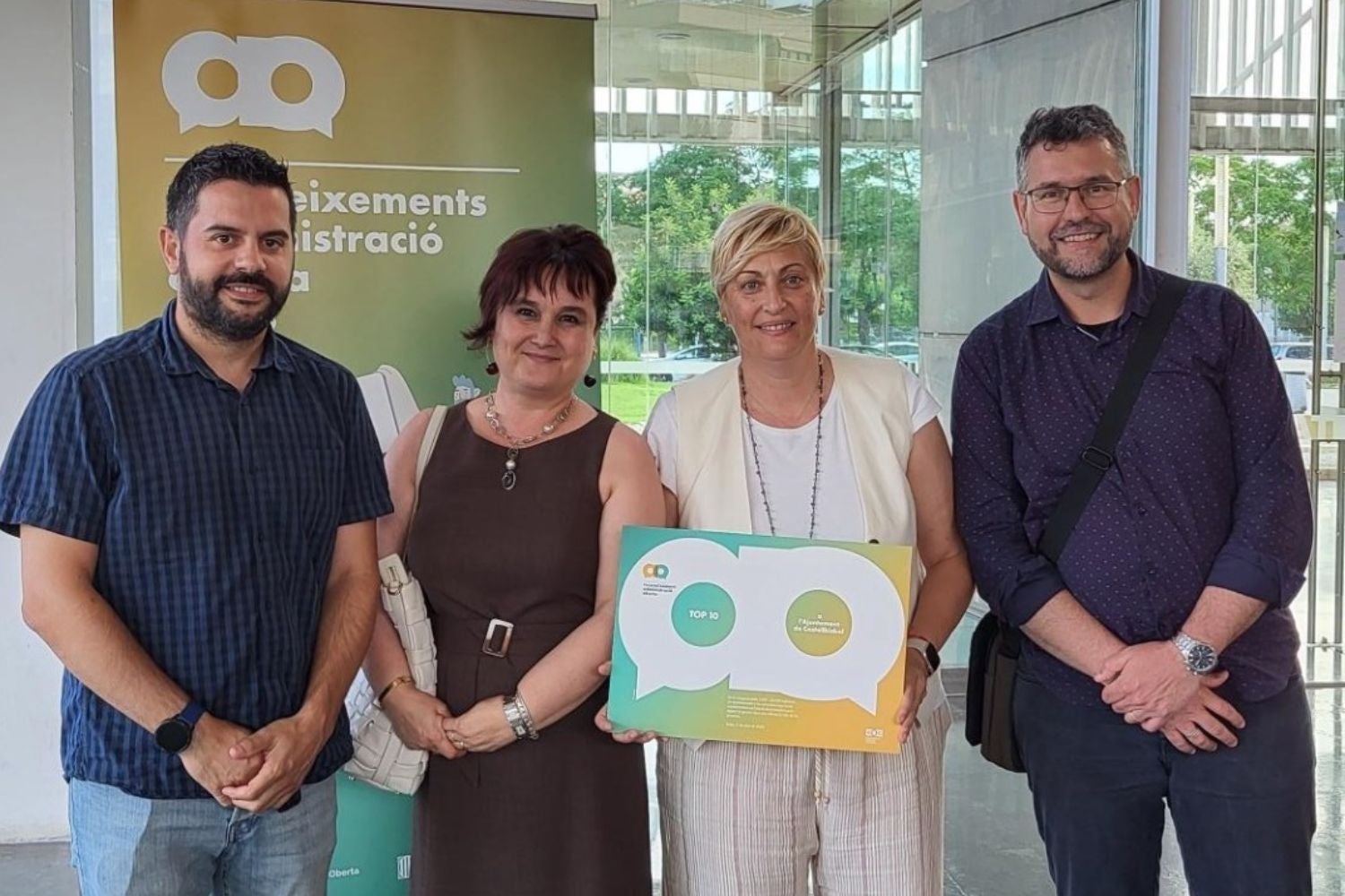 Castellbisbal rep el reconeixement Administració Oberta 2023 / Ajuntament de Castellbisbal