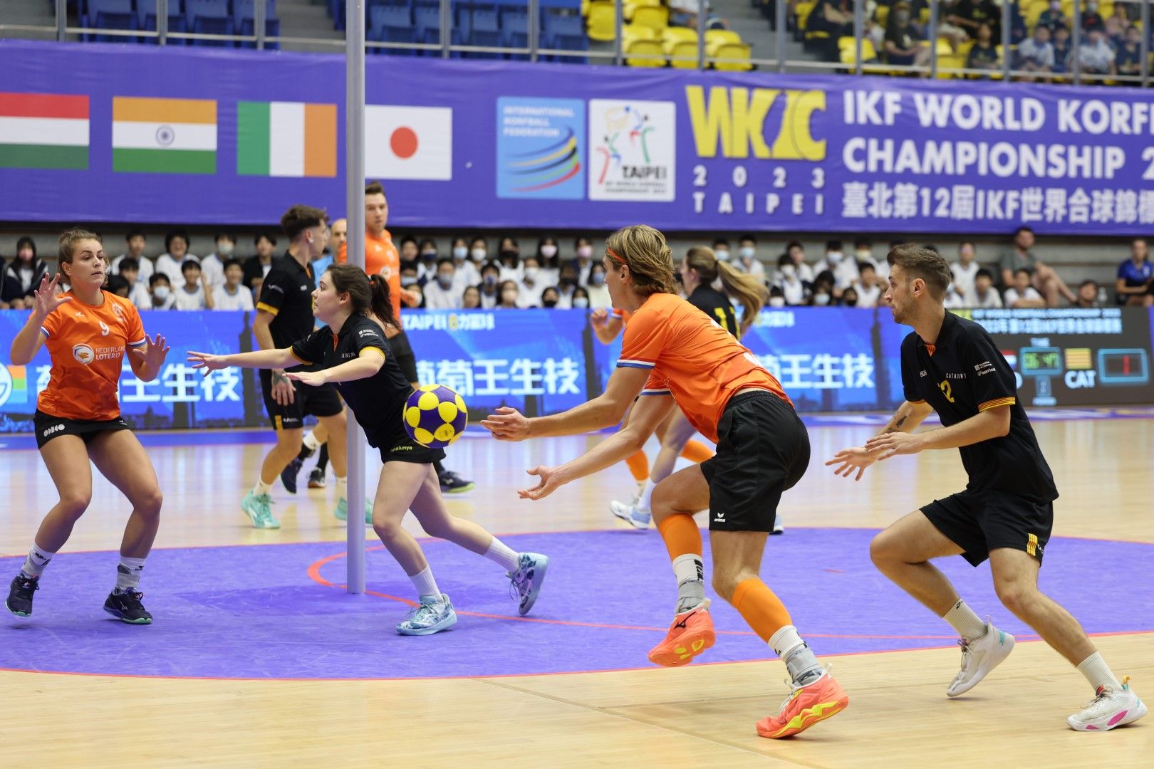 Imatges de la selecció catalana de Korfbal al Mundial 2023 celebrat a Taipei | Marco Spelten. Via Federació Catalana de Korfbal
