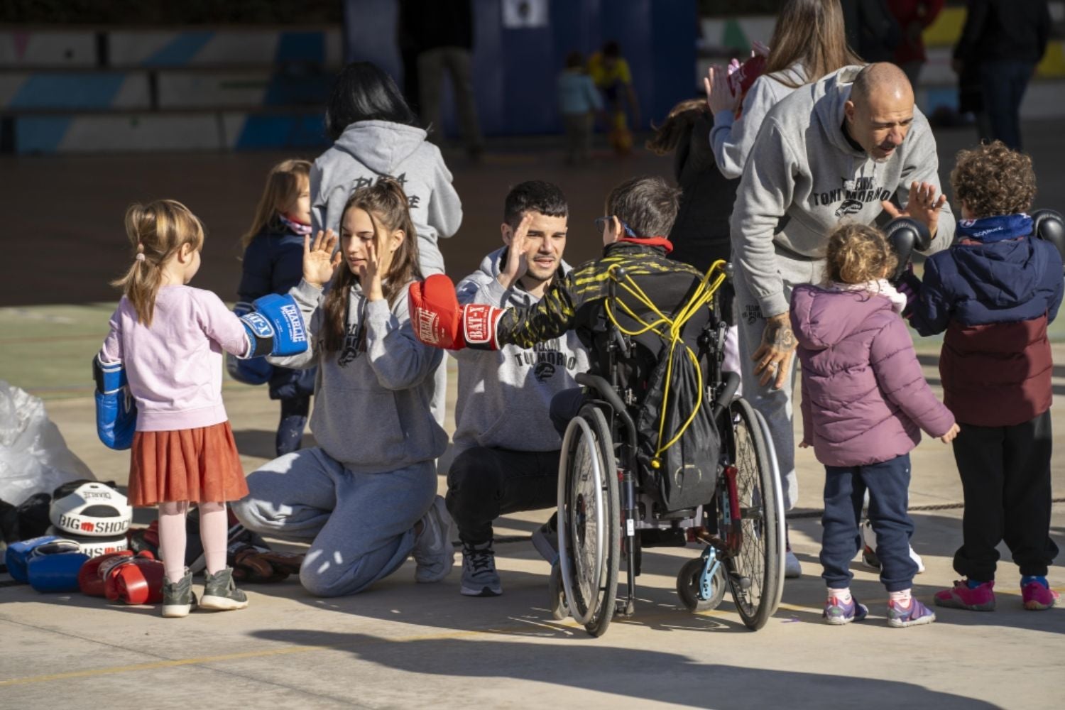 Activitats durant la festa per celebrar les discapacitats diverses del 2023 | Aleix Mateu. Via Ajuntament de Castellbisbal