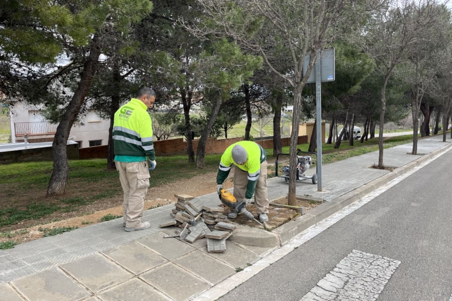 Campanya de millora i reparació de les voreres a Castellbisbal | Ajuntament de Castellbisbal
