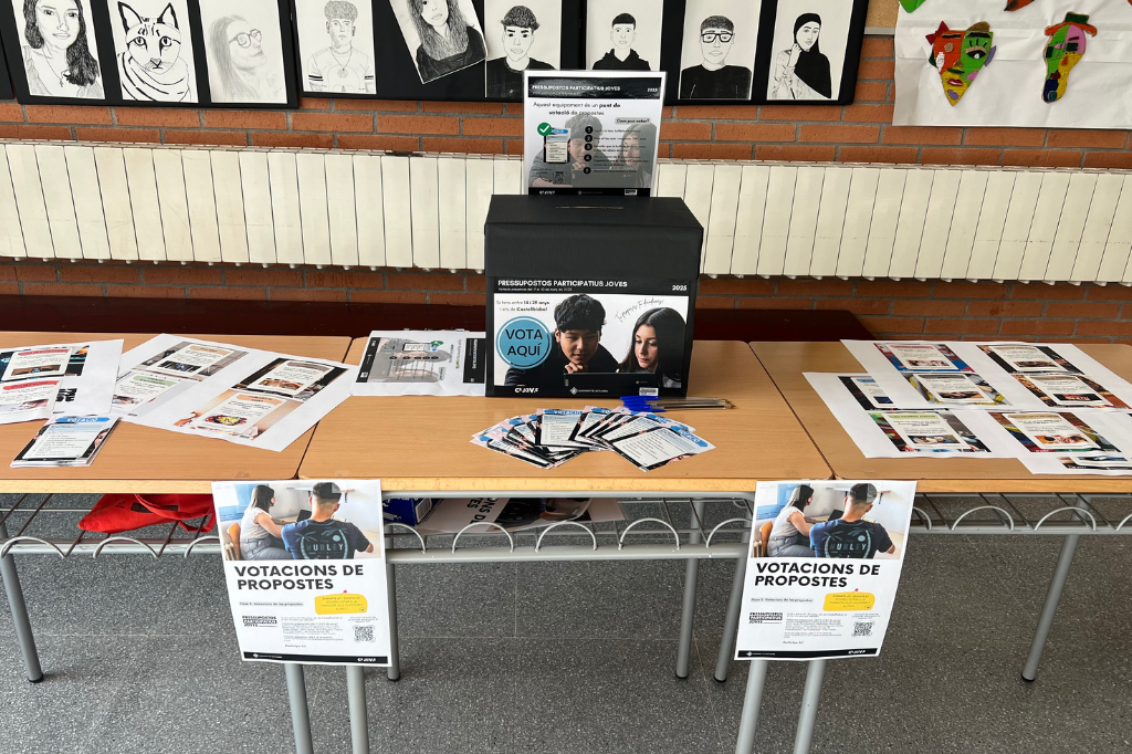Punts de votació presencials dels Pressupostos Participatius Joves | Ajuntament de Castellbisbal
