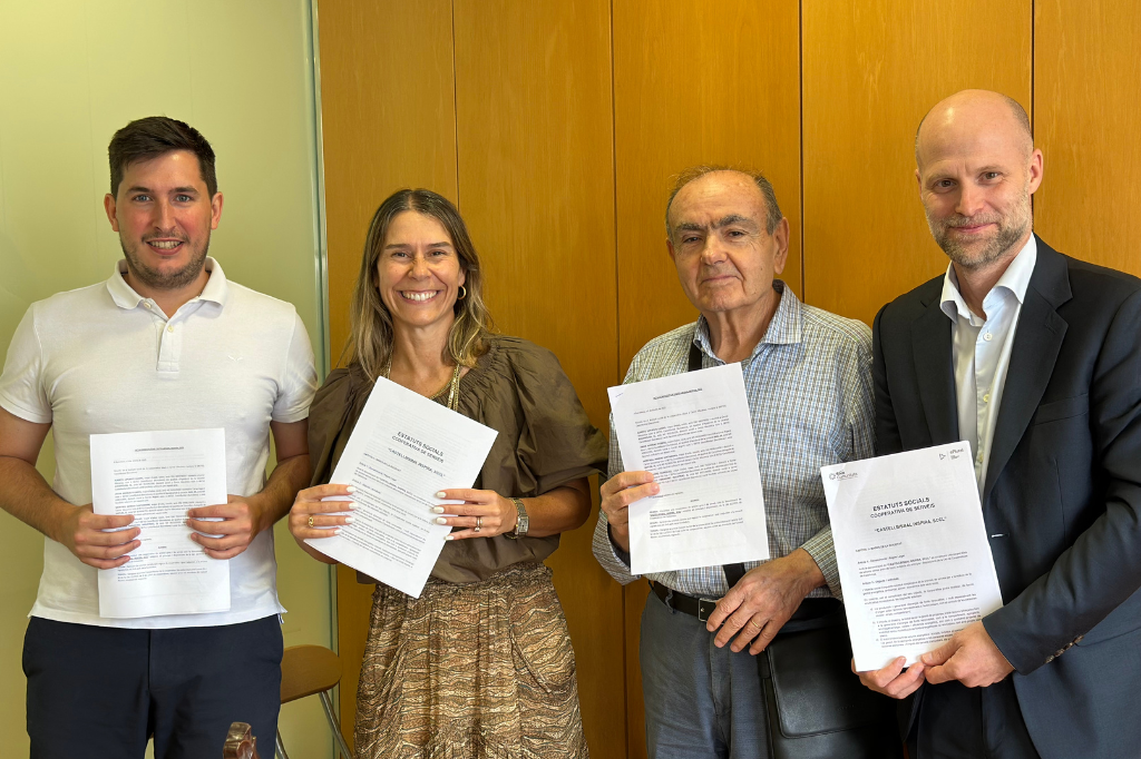 Imatge de grup dels socis fundadors de la cooperativa de serveis 'Castellbisbal Inspira' | Aj. Castellbisbal