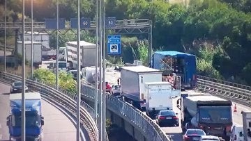 Retencions quilomètriques a l'AP-7 a Castellbisbal | Trànsit