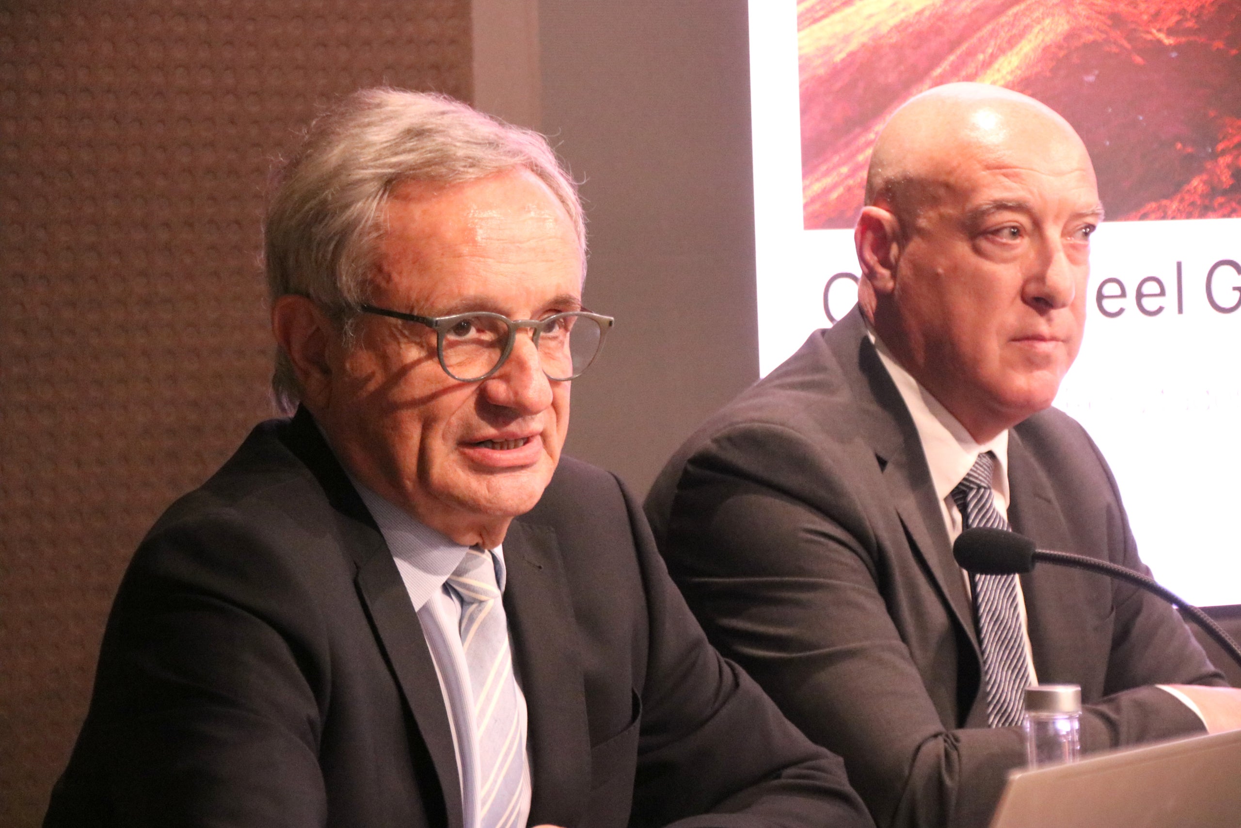 El president de Celsa, Rafael Villaseca, i el conseller delegat, Jordi Cazorla | ACN
