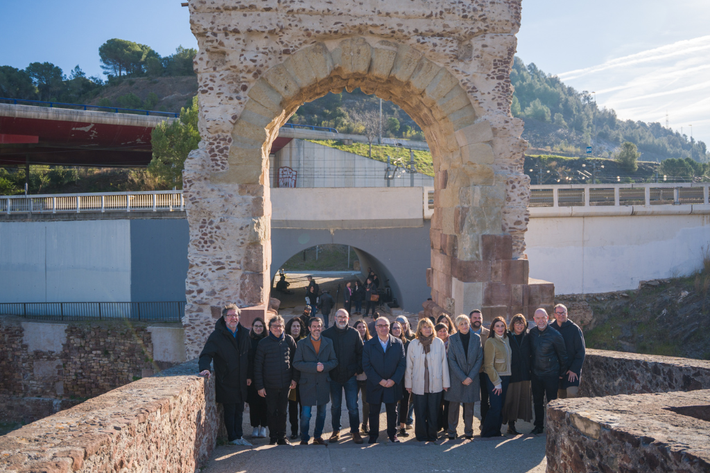 Inauguració de la restauració de l'arc romà del Pont del Diable | Marc Font. Via Ajuntament de Castellbisbal
