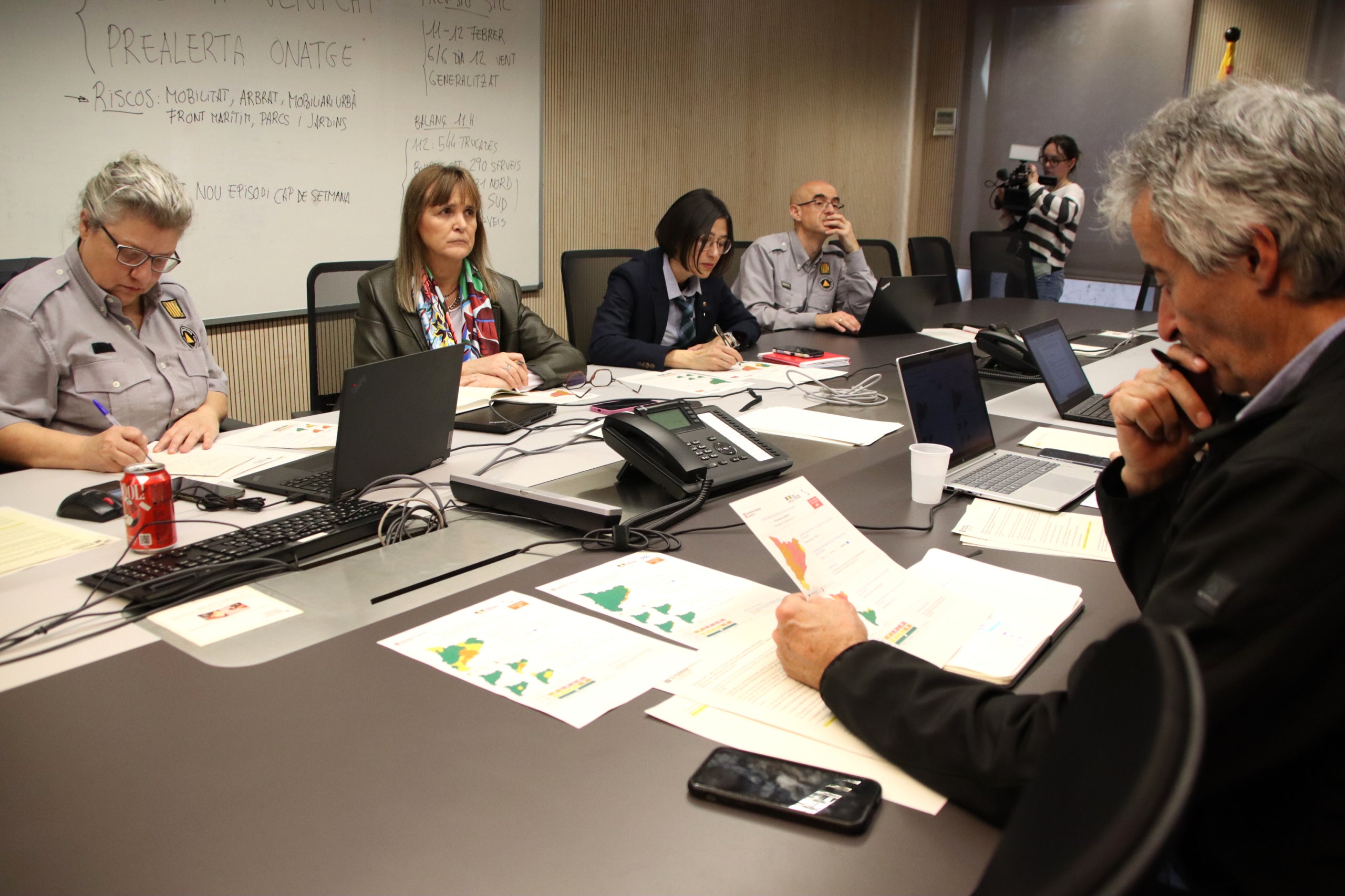 Imatges de la reunió del Comitè d'Emergències | ACN