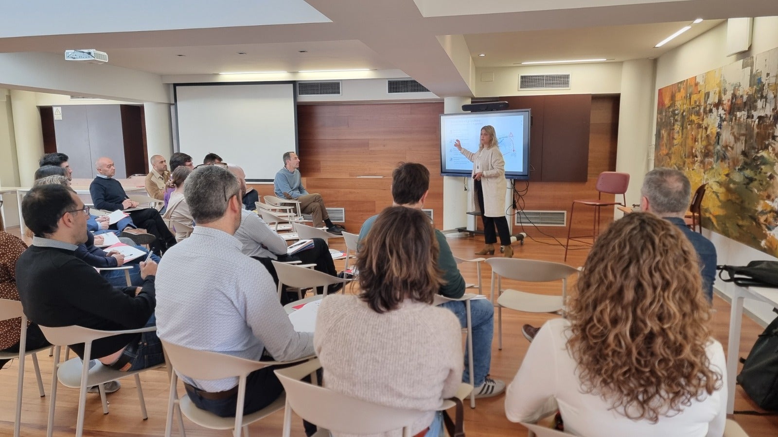 Personal directiu de les empreses ha participat avui en una sessió introductòria, que tenia com a objectiu d'oferir una visió estratègica sobre la importància de la sostenibilitat | Cambra de Comerç de Terrassa