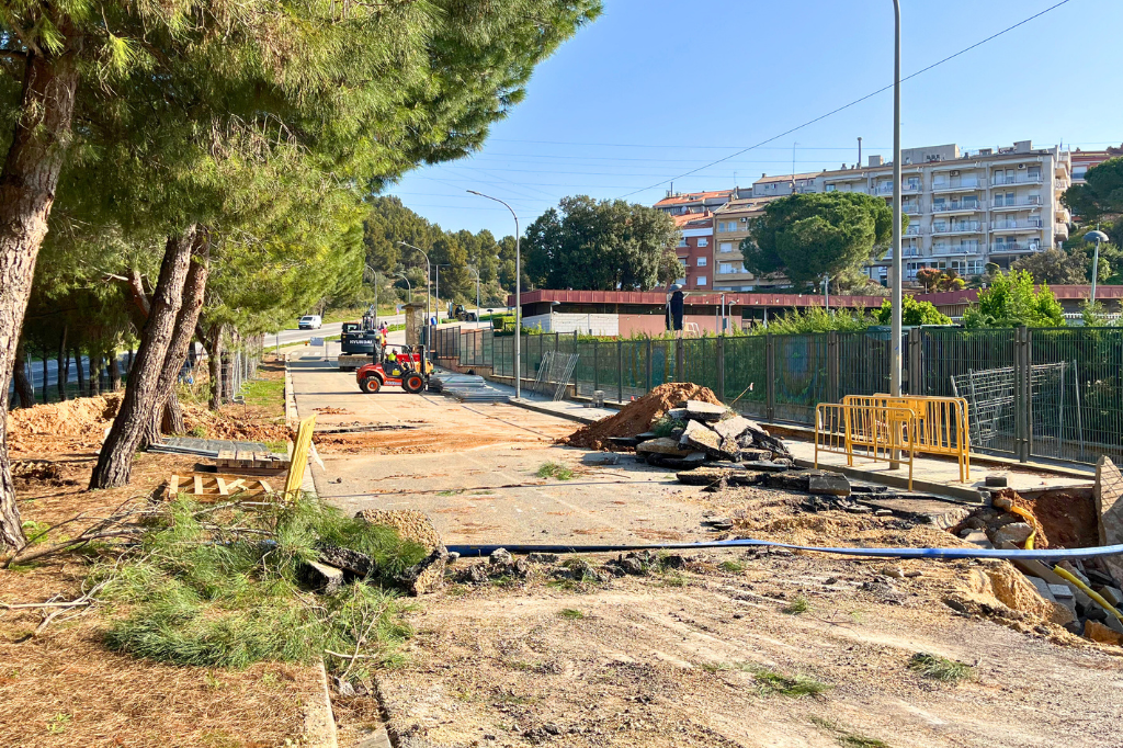 Comencen les obres de reparació del carrer Esports | Ajuntament de Castellbisbal