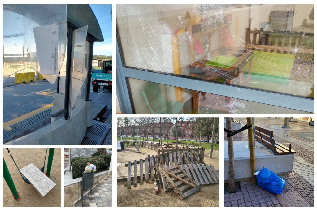 El municipi ha patit diversos atacs vandàlics en els darrers dies | Aj. Castellbisbal