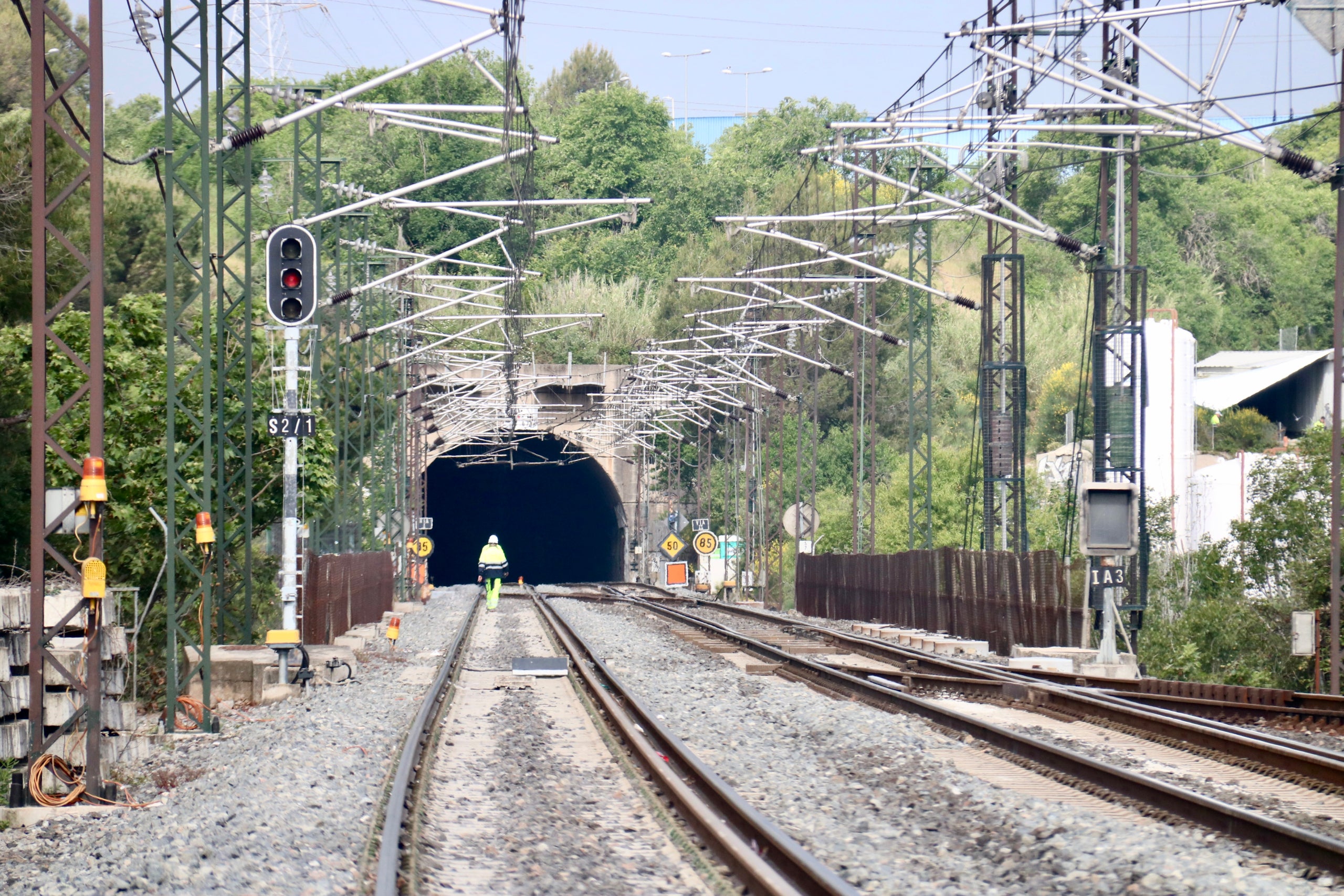 El túnel ferroviari de Rubí | ACN
