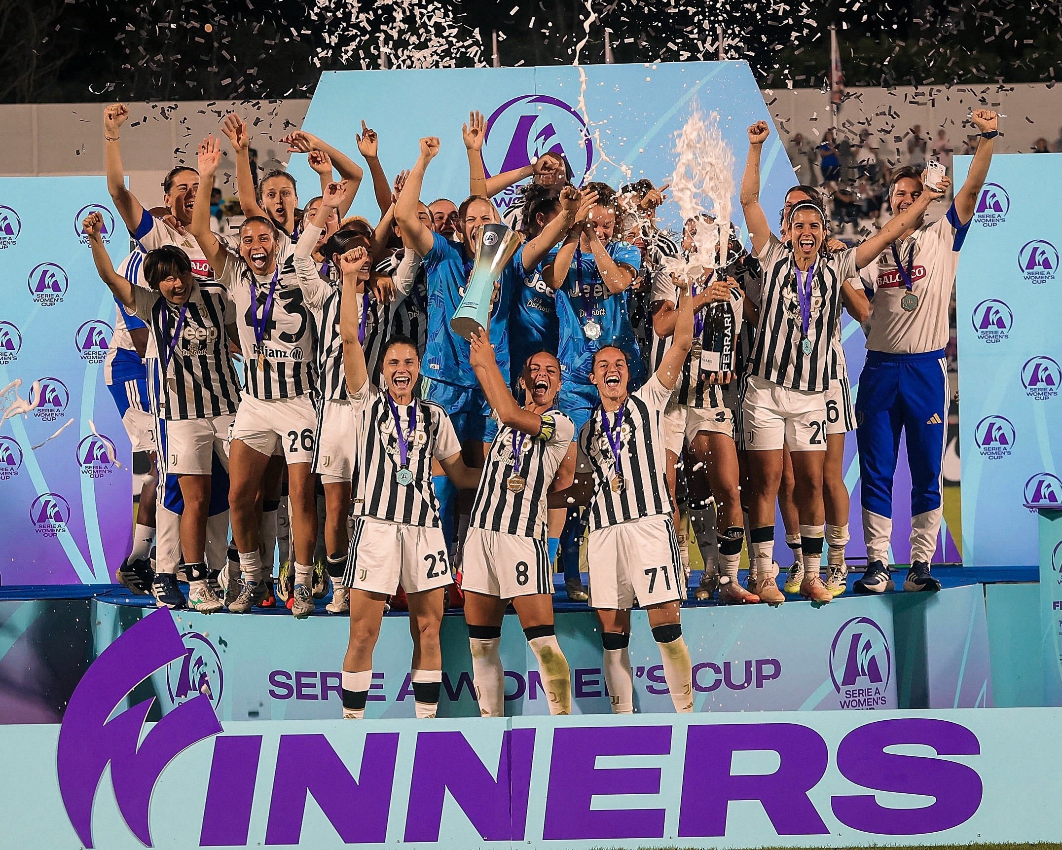 Júlia Bartel i la Juventus guanyen la Copa d'Itàlia contra la Roma | Juventus Women